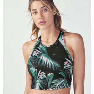 Clara Sports Bra in Havana Print / Black